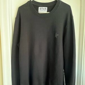 Golden goose star sweat shirt. Men’s large.black. Rare.
